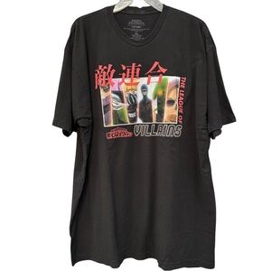 My Hero Academia XXL Black League of Villains Anime Graphic Tee